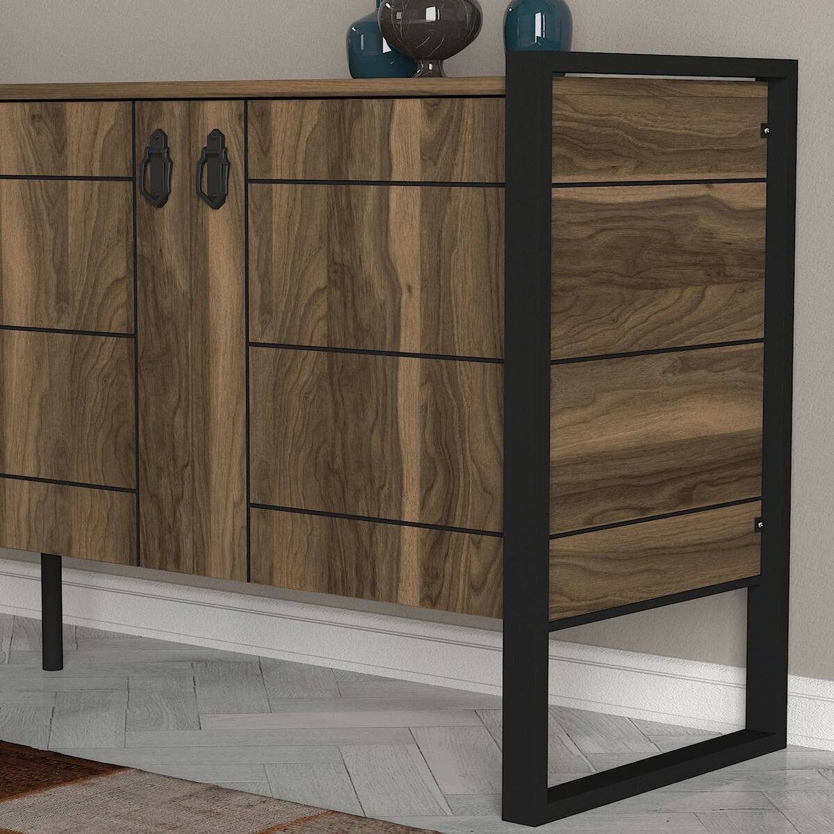 Sideboard Lost walnuss Nachbildung B/H/T: ca. 185x78x40 cm