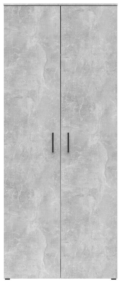 Schrank Multi-Stauraum Typ 39 Beton Optik B/H/T: ca. 80x195x52 cm