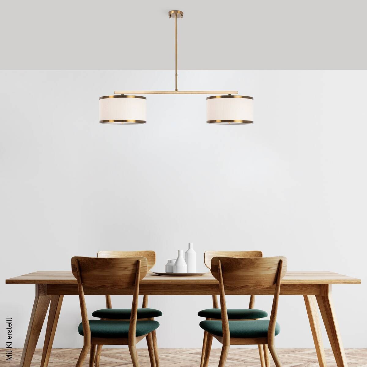 Opviq Pendelleuchte Way-11620 B/H/T/L: ca. 100x75x30x100 cm E27 2 Brennstellen