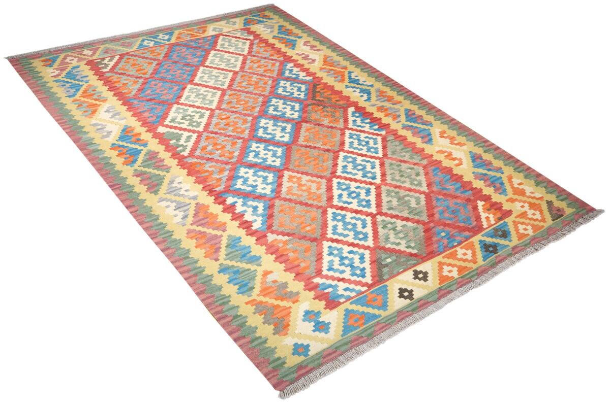 PersaTepp Teppich Kelim Gashgai gelb B/H/L: ca. 182x1x253 cm