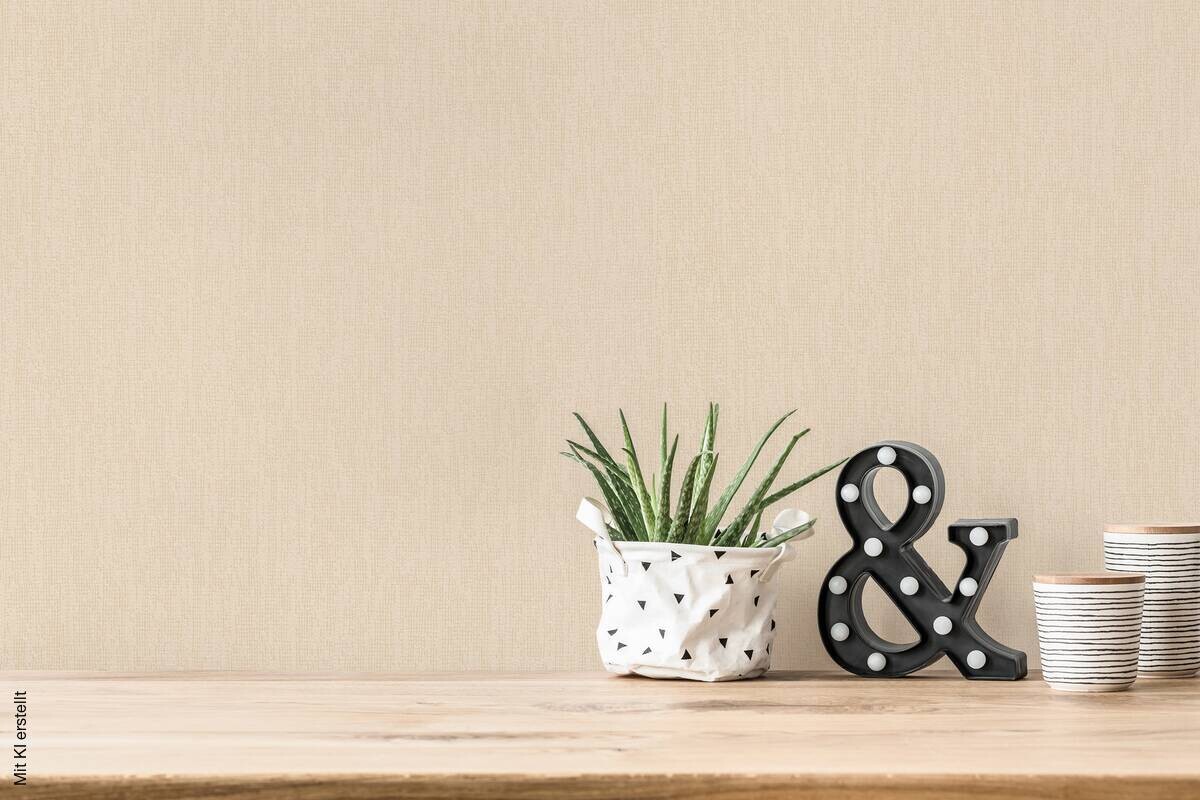 A.S.Creation Vliestapete creme B/H/D: ca. 53x1005x9 cm