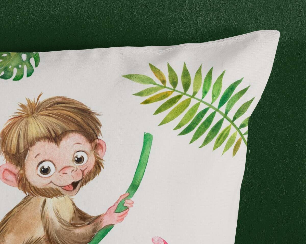 Baumwoll Bettwäsche Play grün Baumwolle B/L: ca. 135x200 cm