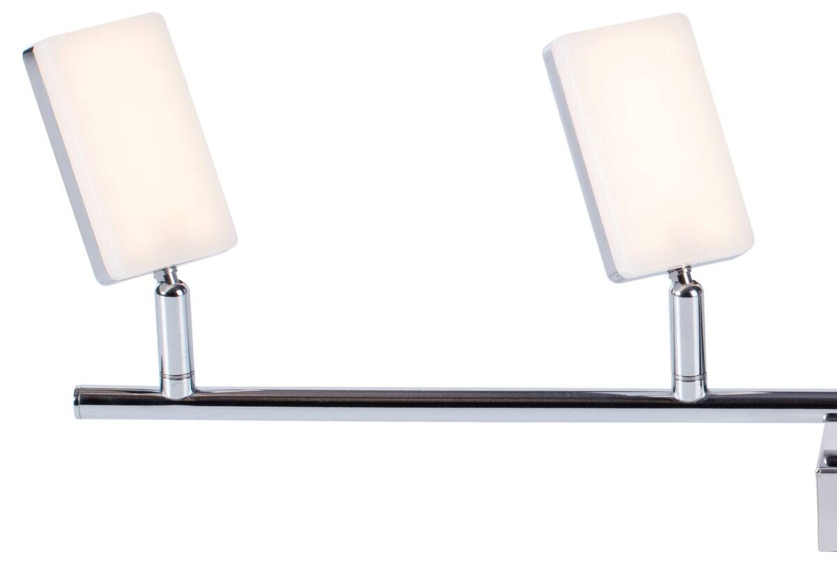 POCOline Spotbalken Chrissy Chrom Metall Kunststoff L: ca. 63 cm 4 Brennstellen