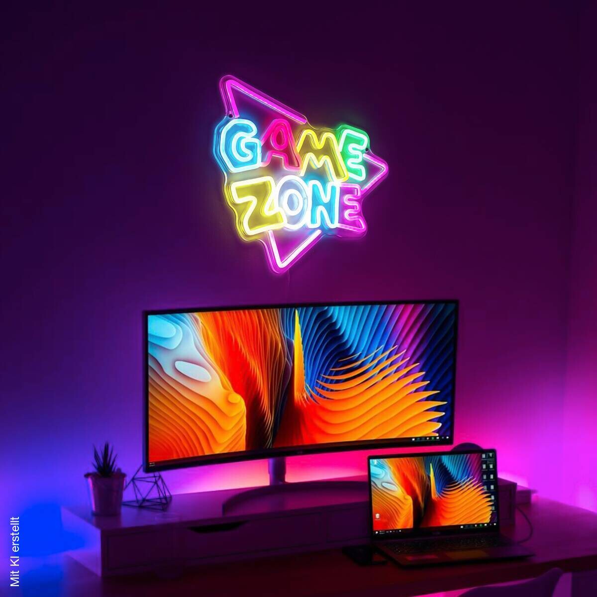 Nolo LED-Wandleuchte Zone Acryl B/H/T: ca. 39x32x1,6 cm