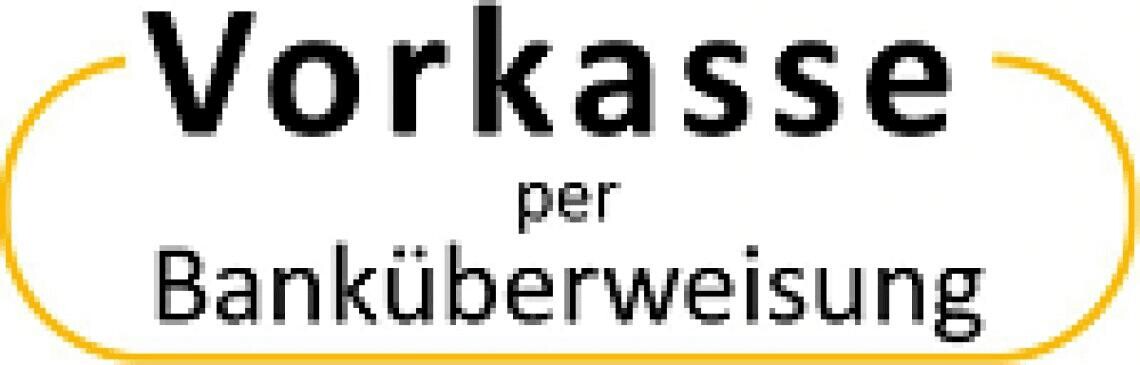 Vorkasse per Banküberweisung