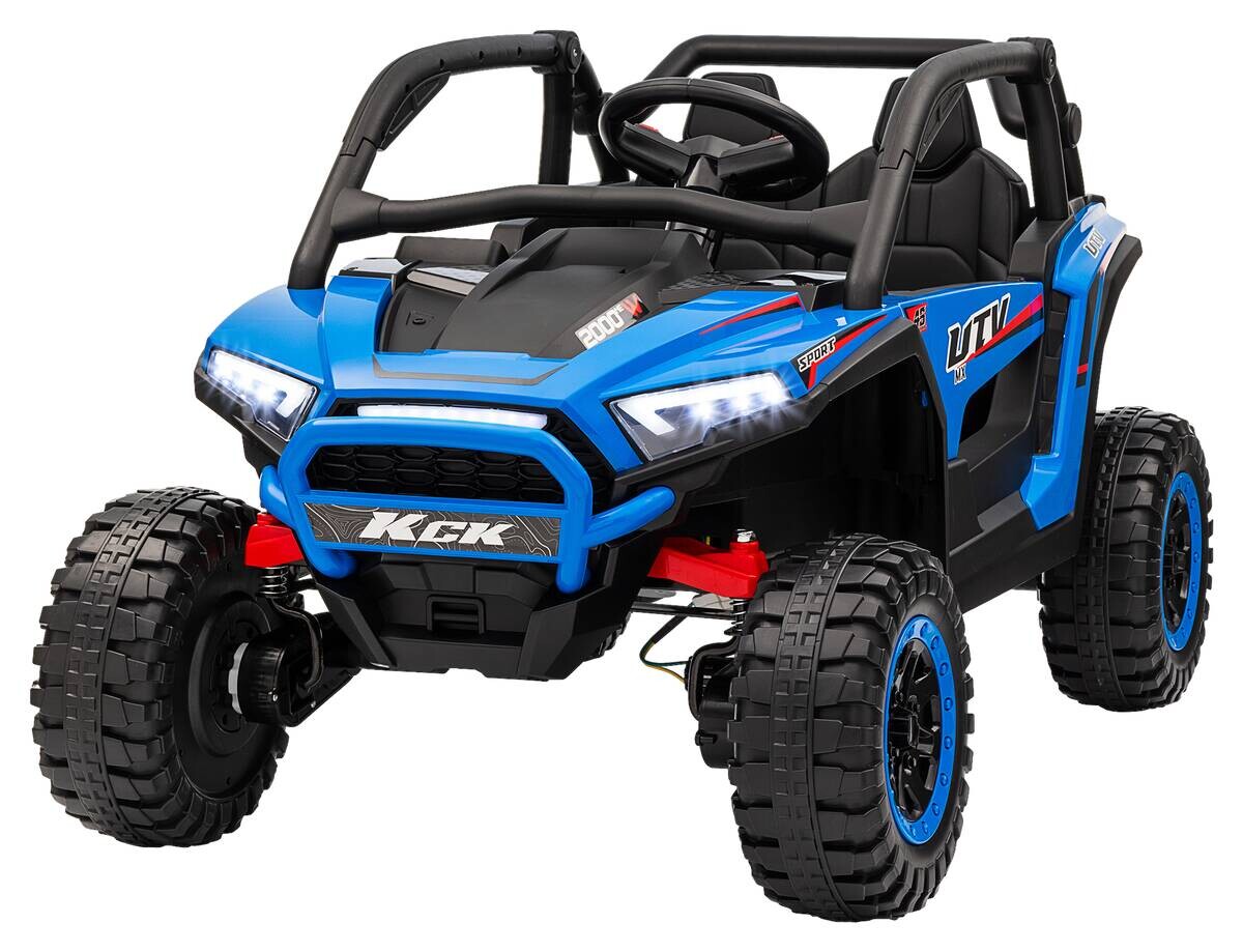 AIYAPLAY Elektro Kinderauto blau B/H/L: ca. 72x67x117 cm