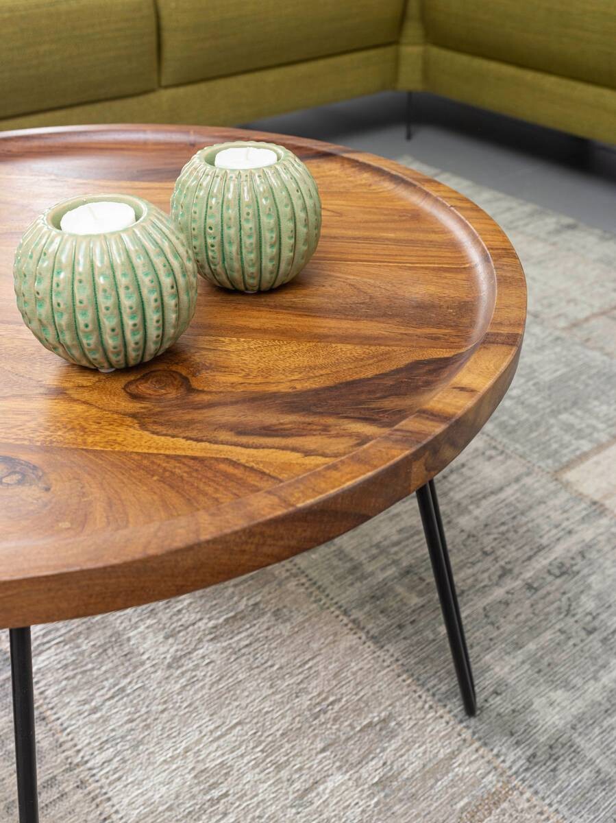 Couchtisch braun H: ca. 45 cm