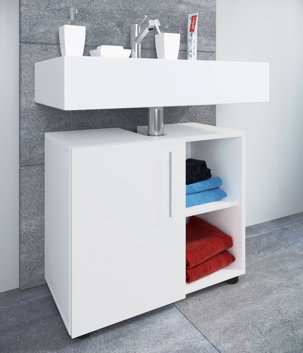 Unterschrank Flandu weiß B/H/T: ca. 60,2x50,7x29,6 cm