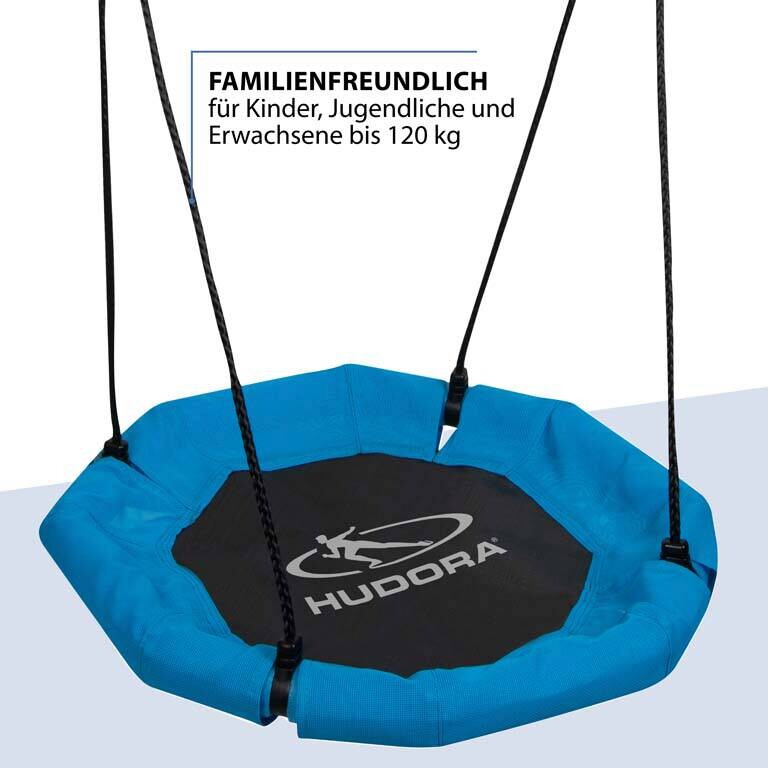 Hudora Nestschaukel Octagon 70 schwarz B/H/L: ca. 70x10x70 cm