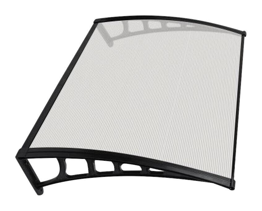Brosplast Vordach Crocus transparent B/H/L: ca. 120x23x80 cm