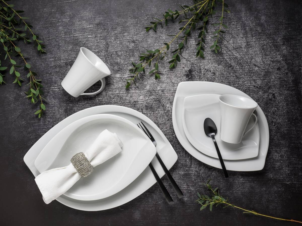 CreaTable Kombiservice ACACIA weiß Porzellan 30 tlg.