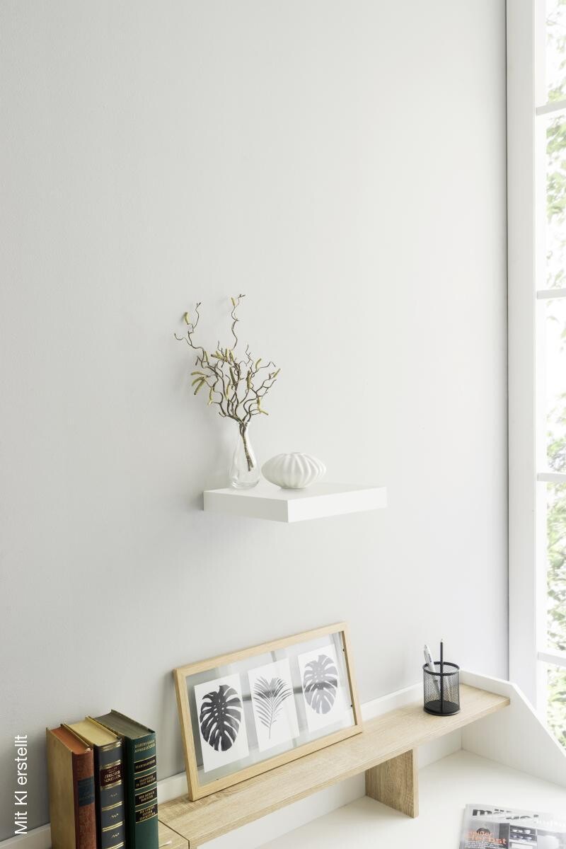 Wandboard Shelvy 23 weiß B/H/T: ca. 24x4x24 cm