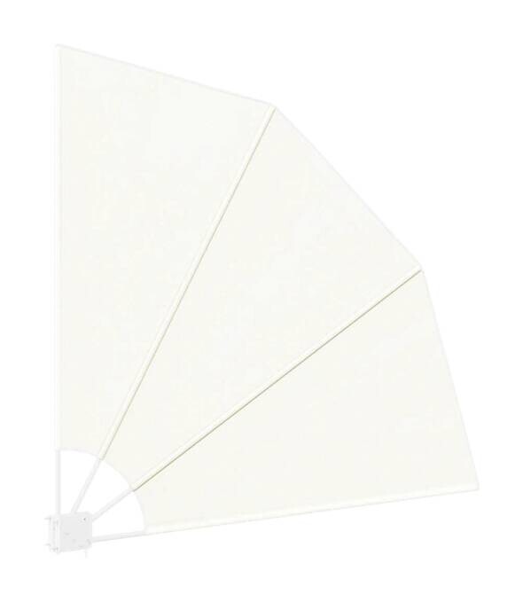 vidaXL Balkonfächer creme H/T/L: ca. 140x140x140 cm