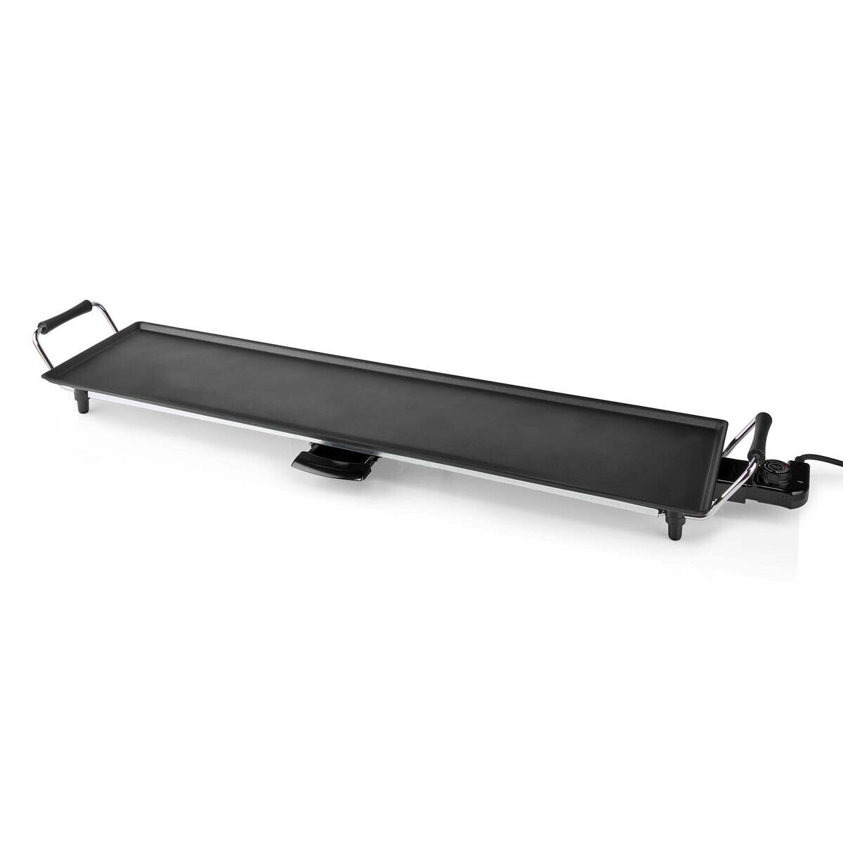 Nedis Elektrogrill schwarz Metall B/H/L: ca. 101,5x11,3x26,5 cm