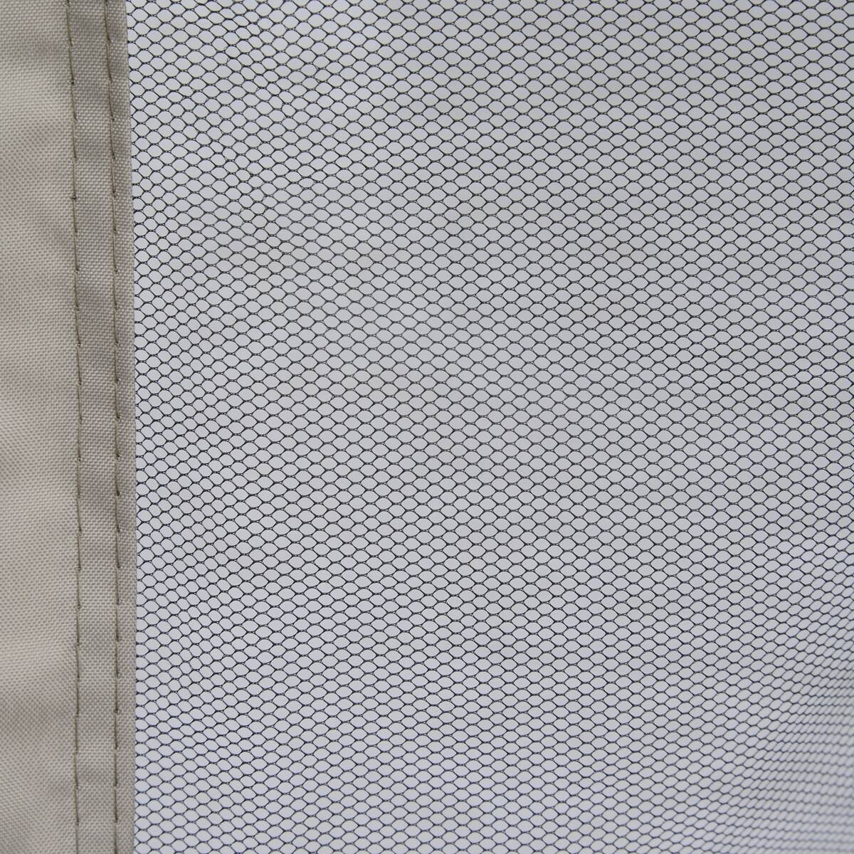 Outsunny Gartenpavillon beige Metall B/H/L: ca. 295x263x295 cm