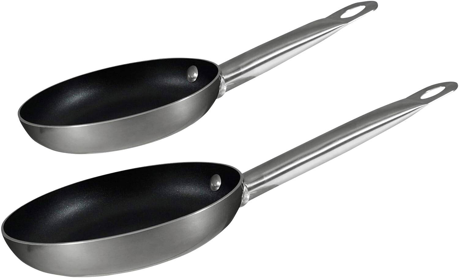 BERGNER Pfannenset Prochef silber Aluminium 2 tlg.