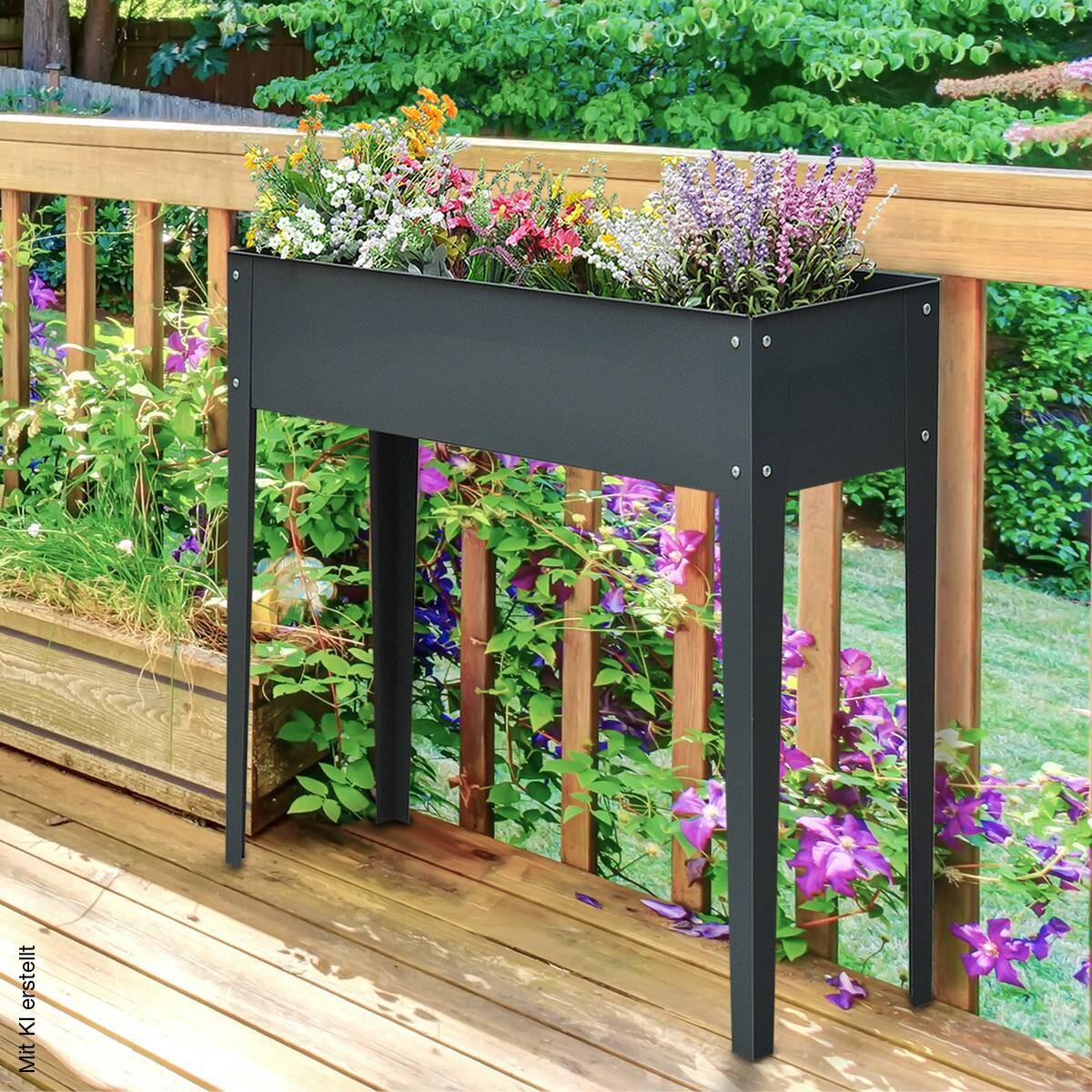 Outsunny Hochbeet B/H/T: ca. 100x80x30 cm
