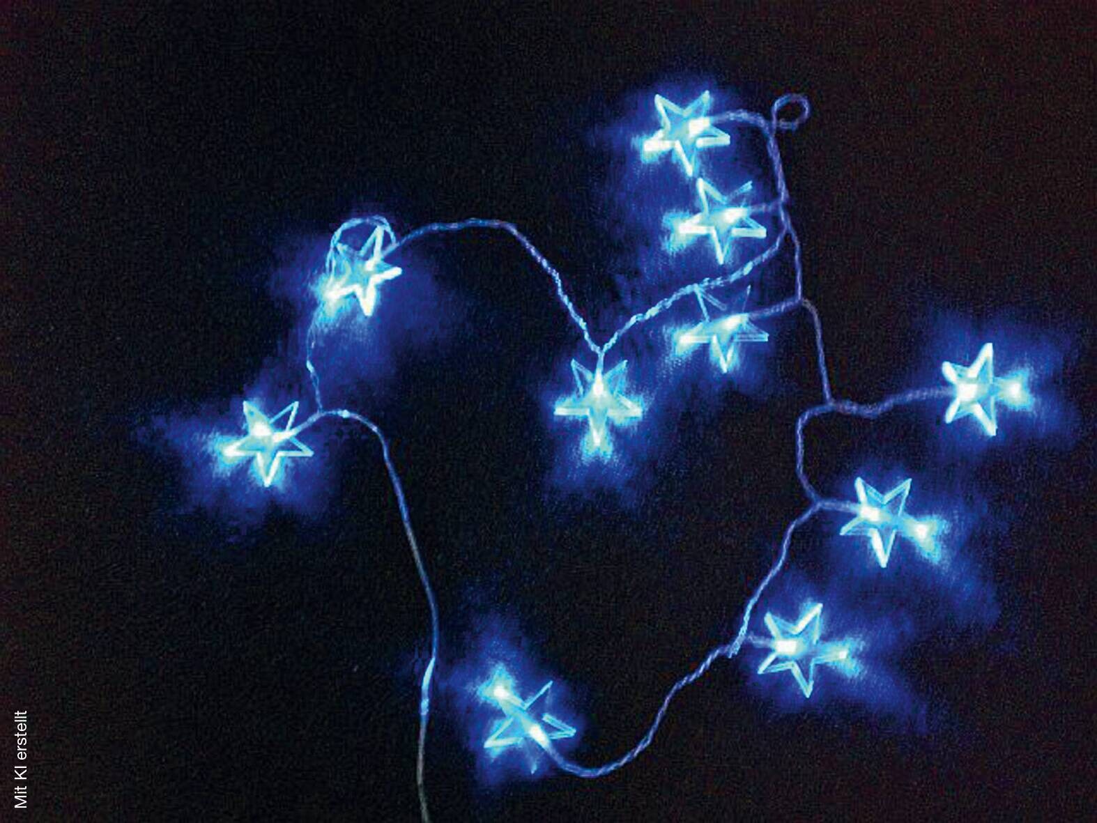 POCOline LED-Lichterkette kaltweiß Kunststoff L: ca. 300 cm