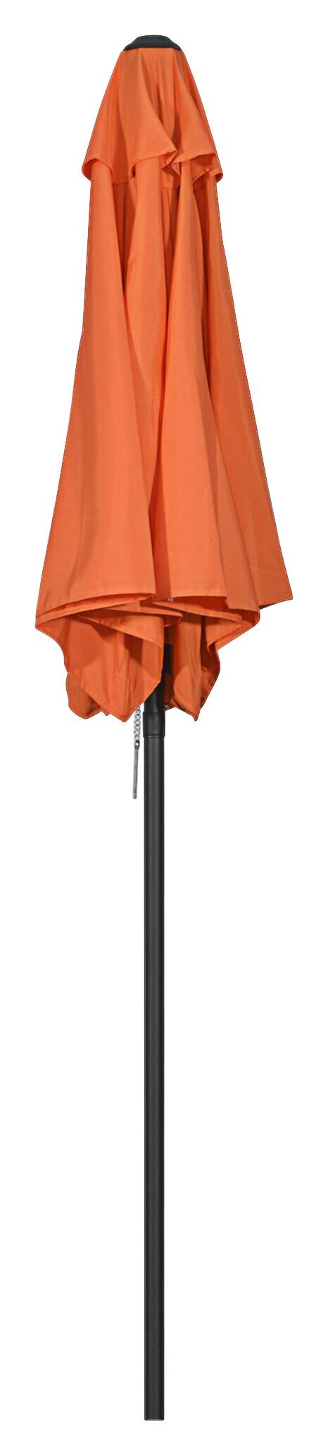 Outsunny Sonnenschirm orange Aluminium B/H/L: ca. 196x204x196 cm