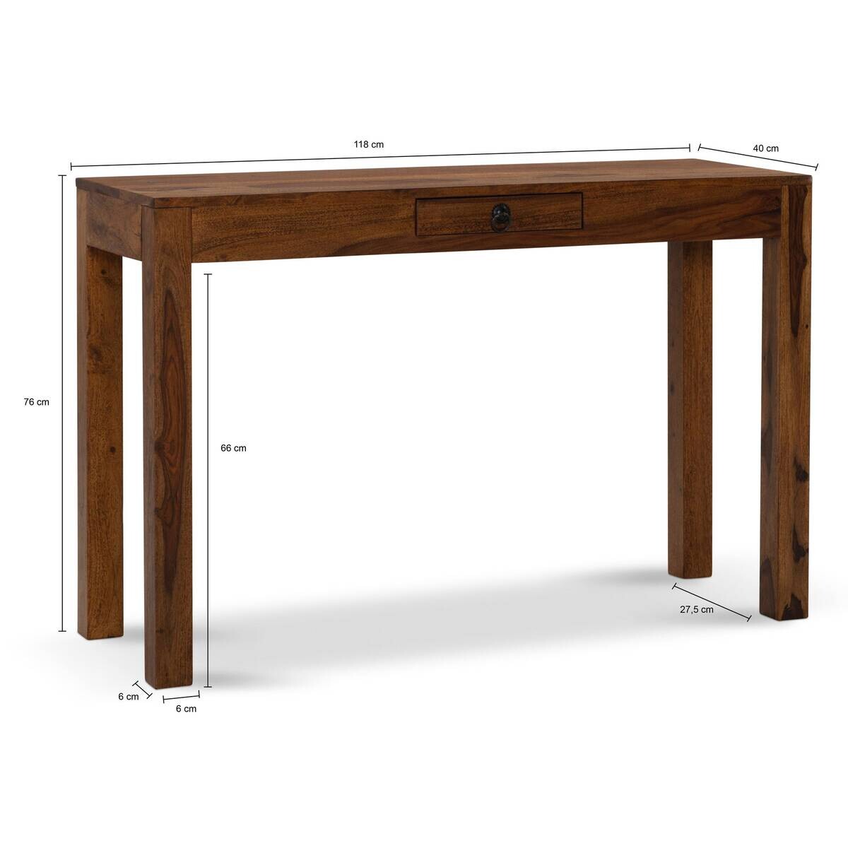 Schreibtisch B/H/T: ca. 118x76x40 cm