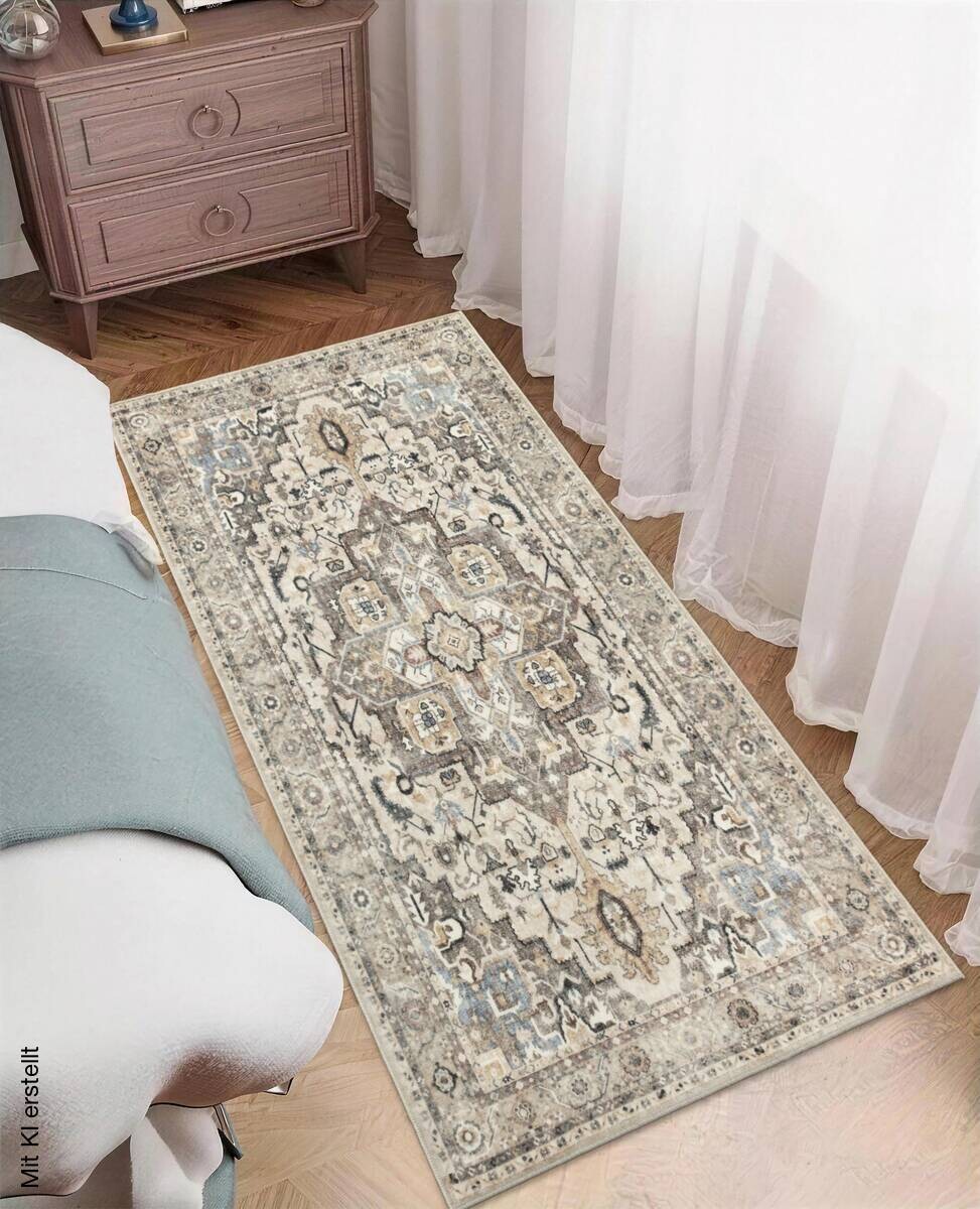 Teppich Silk beige B/L: ca. 80x150 cm