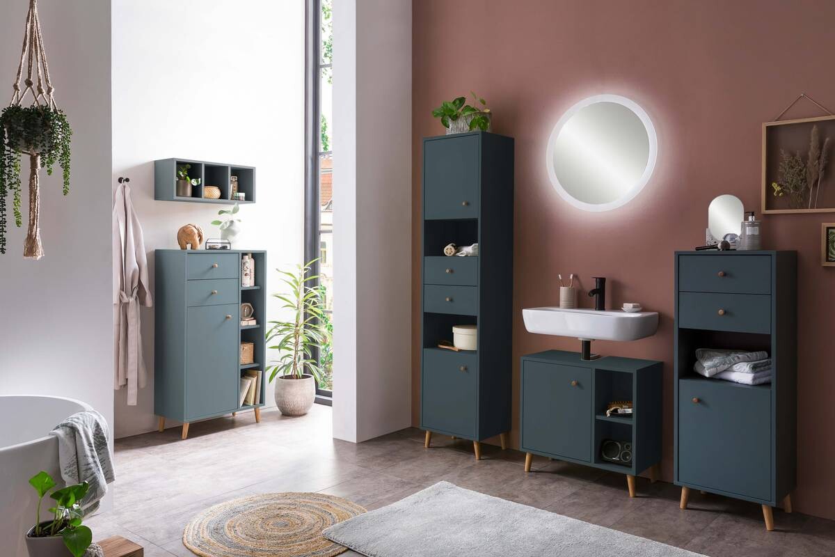 Regal Bjarne Fjordblau B/H/T: ca. 60,2x24,7x21,5 cm