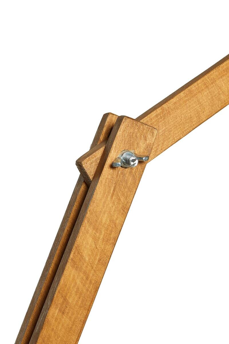 Opviq Stehlampe beige braun Kiefer B/H/T/L/D: ca. 32x140x32x32x32 cm E27 1 Brennstellen