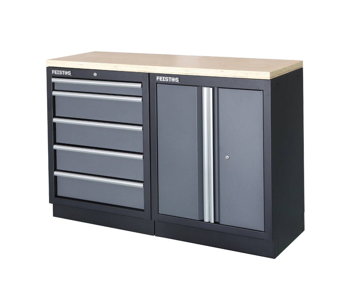 Werkstatteinrichtung Apollo schwarz B/H/L: ca. 228x200x46 cm