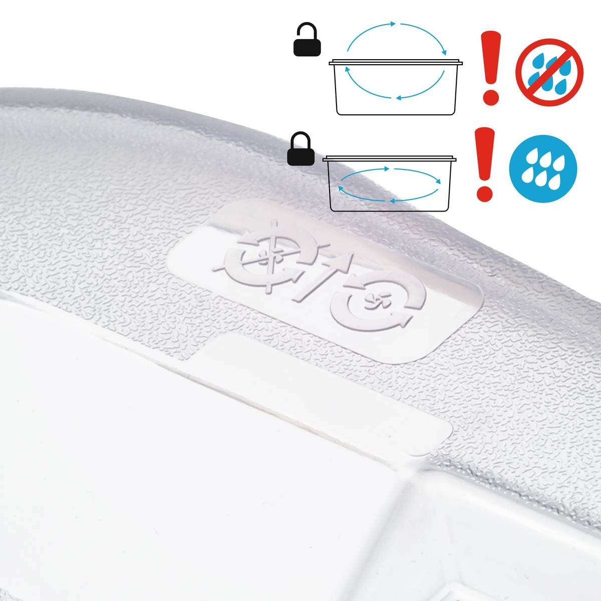 keeeper Aufbewahrungsbox transparent B/H/L: ca. 39x42x59 cm