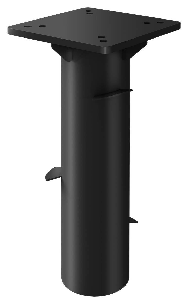 Outsunny Schirmständer dunkelgrau Metall B/H/L: ca. 16,5x40x16,5 cm