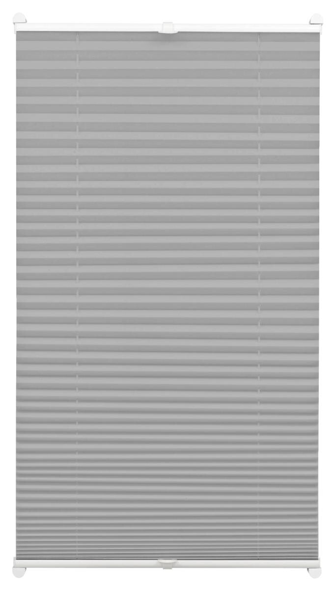 Boviva Spannplissee silber B/L: ca. 40x130 cm