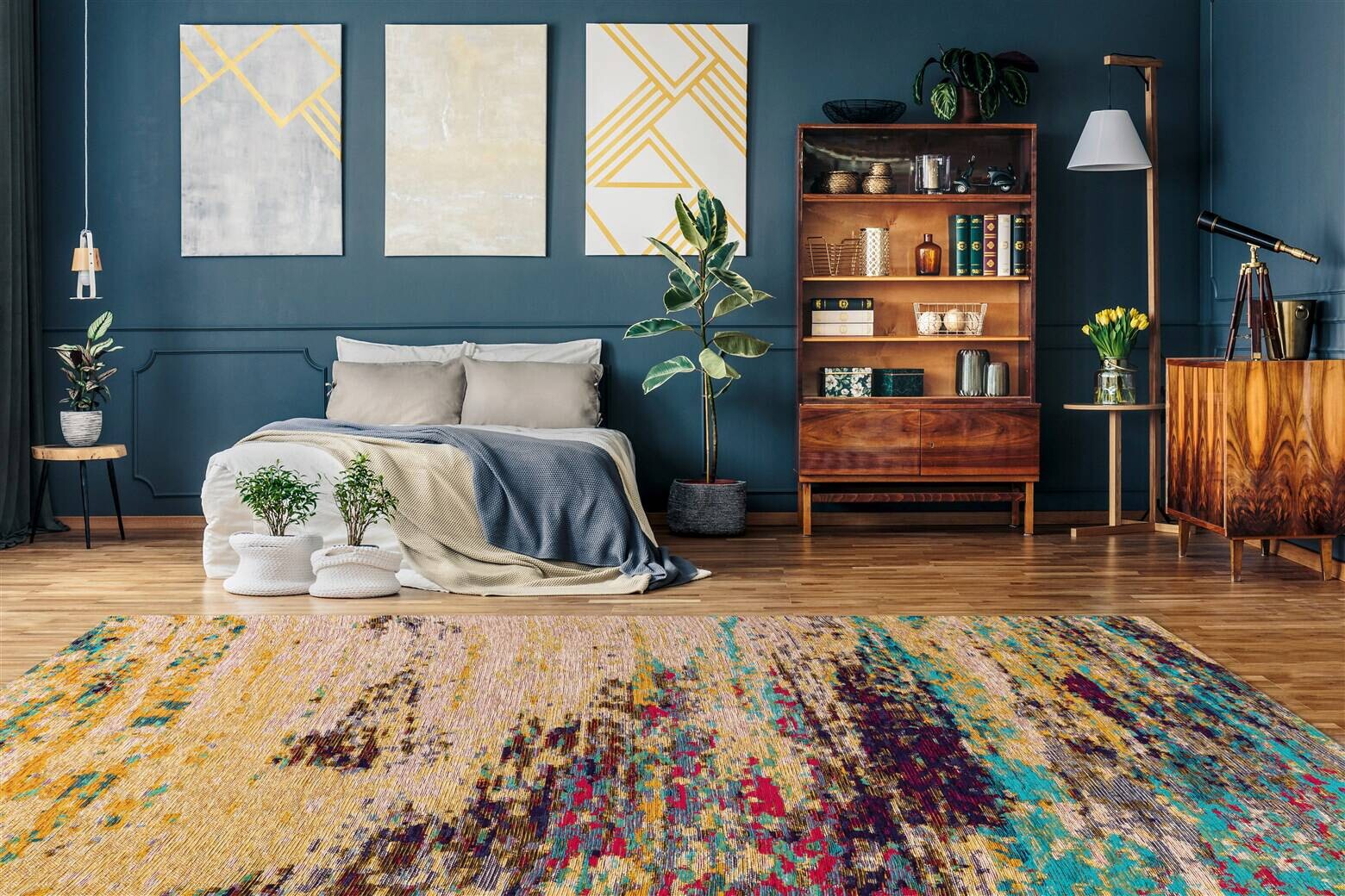 Padiro Kurzflorteppich Primavera 625 mehrfarbig B/L: ca. 80x150 cm