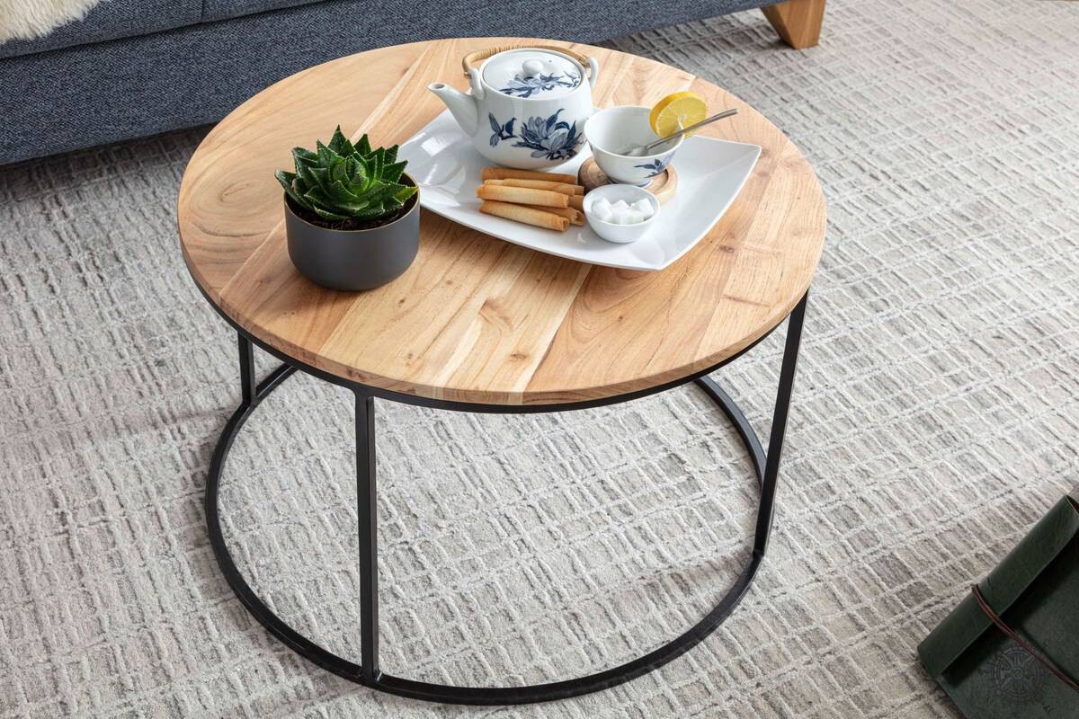 Wohnling Couchtisch braun B/H/T: ca. 60x43x60 cm