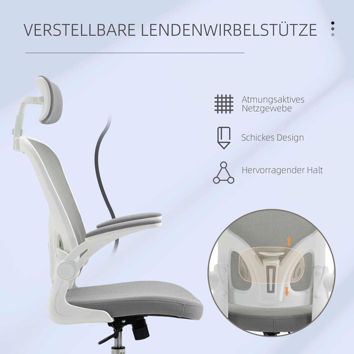 Drehstuhl 921-417 grau