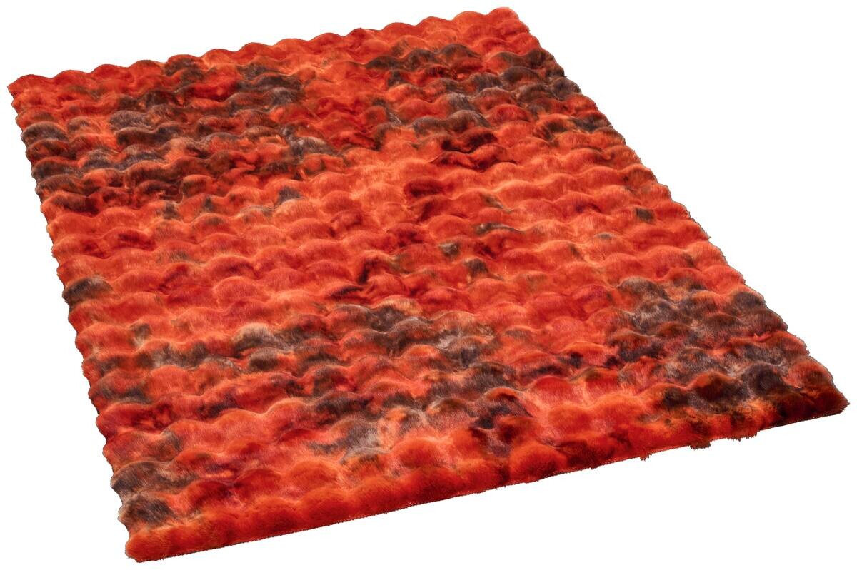 Fellimitat Moyo Batik rot B/L: ca. 160x230 cm