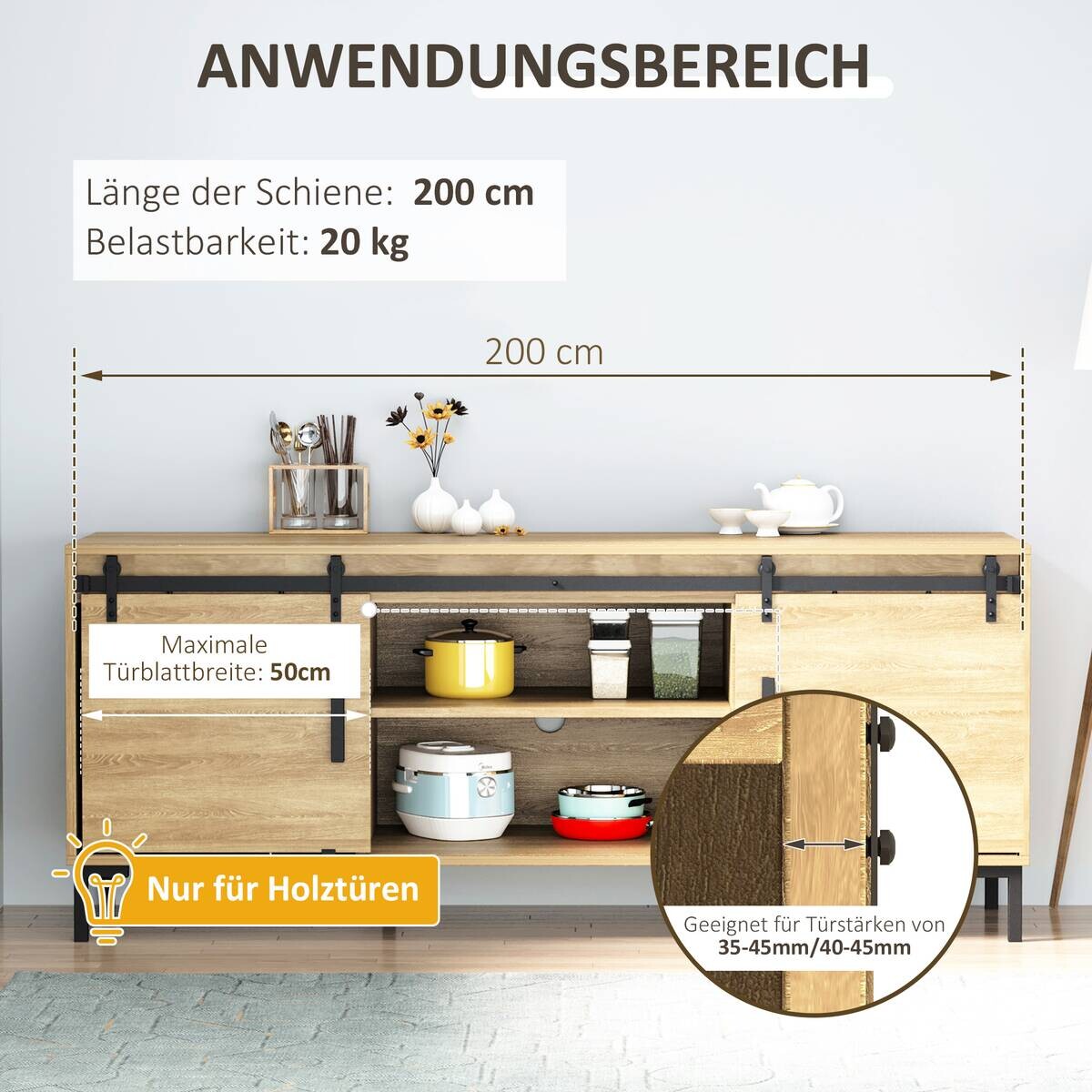 HOMCOM Schiebetor