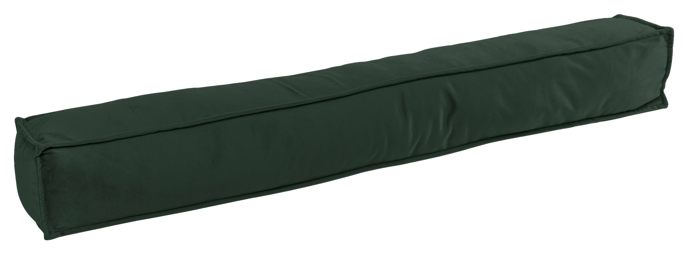 Zugluftstopper dunkelgrün 100% Polyester B/H/L: ca. 90x12x12 cm