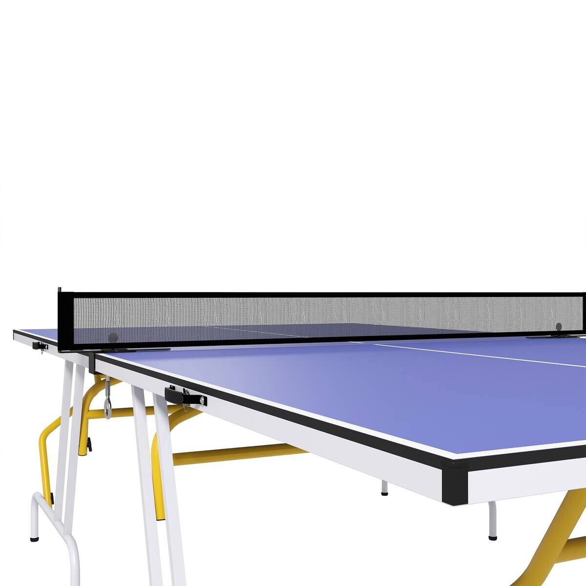 SPORTNOW Tischtennisplatte blau Stahl B/H/L: ca. 152,5x76x274 cm