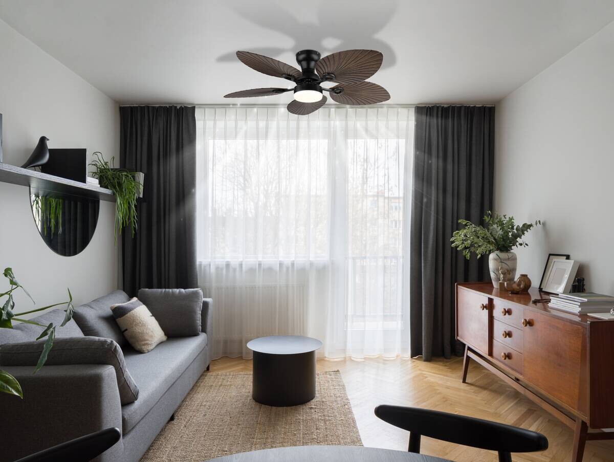 GLOBO LED-Deckenventilator H/D: ca. 28,5x107 cm max. 22 W