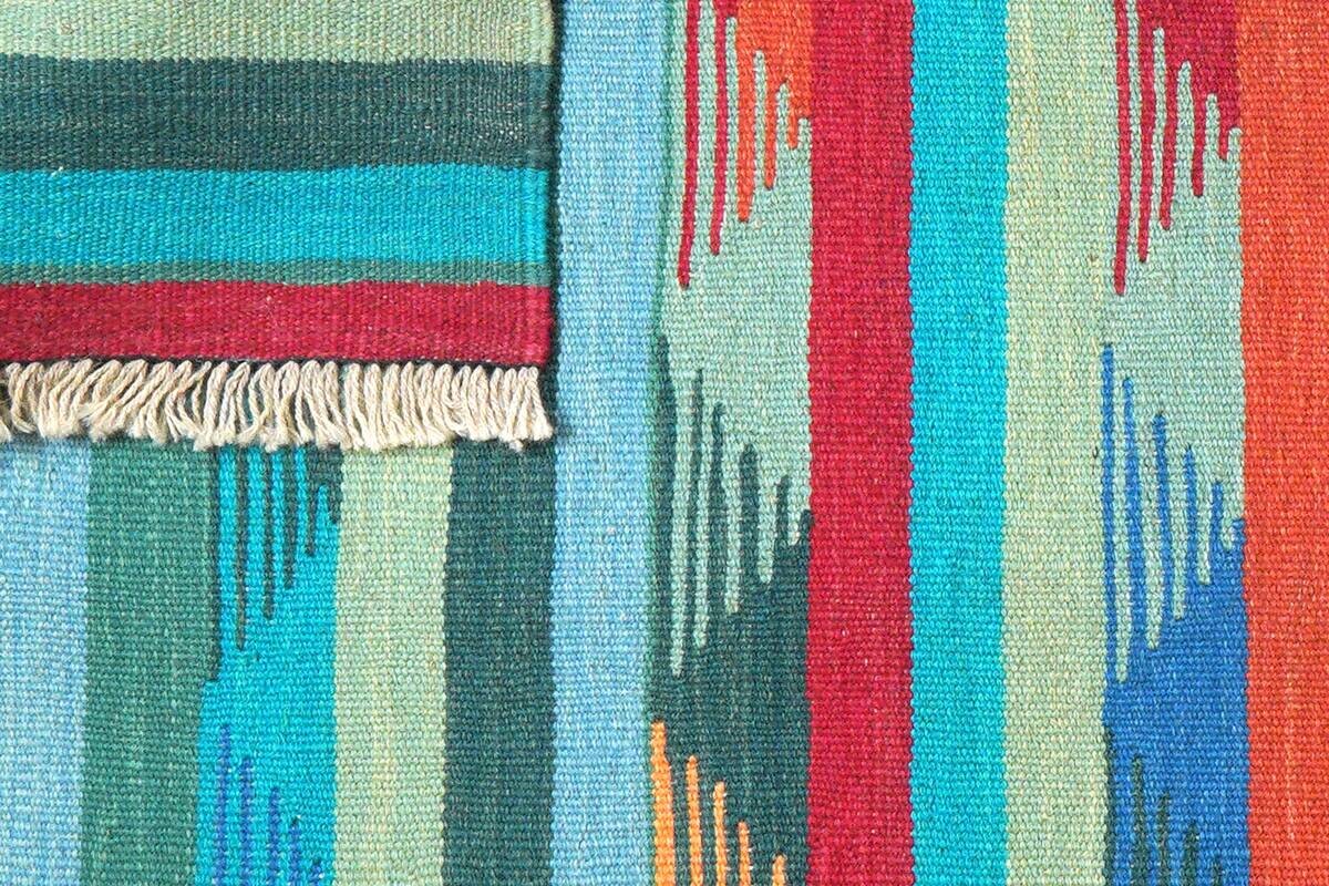 PersaTepp Teppich Kelim Gashgai bunt B/H/L: ca. 100x1x156 cm