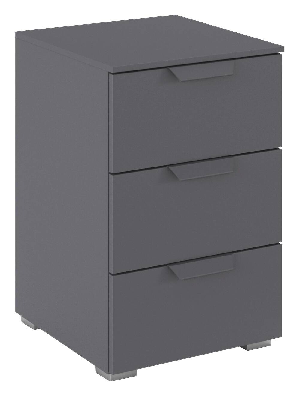 Nachtkonsole Aditio grau B/H/T: ca. 40x61x42 cm