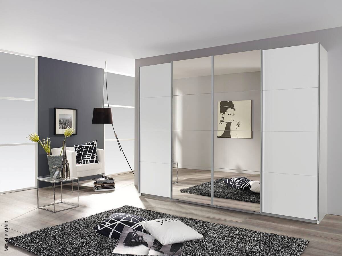Schwebetürenschrank Syncrono Alpinweiß B/H/T: ca. 315x228x57 cm