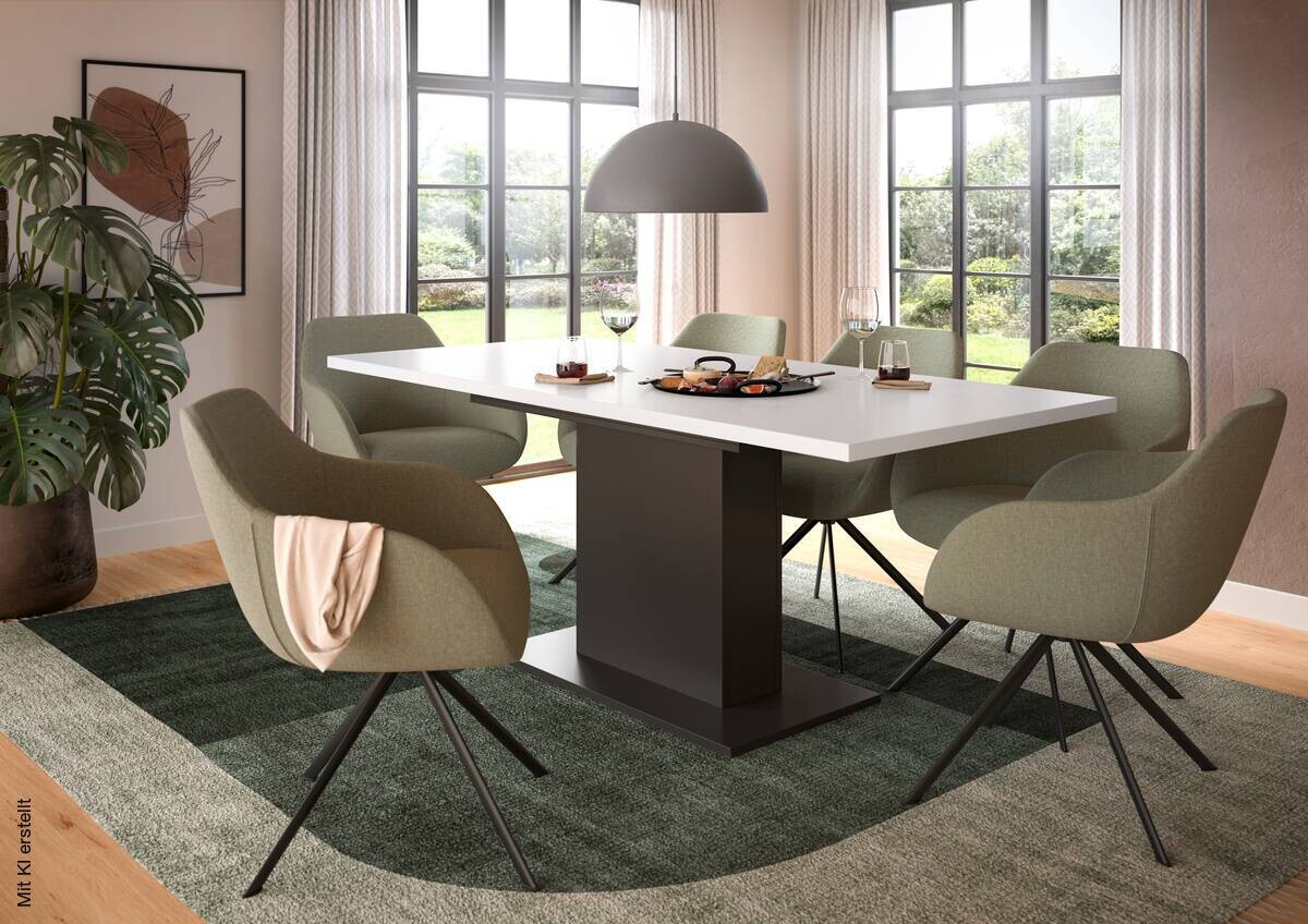Esstisch MOTION grau B/H/T: ca. 150x76x90 cm