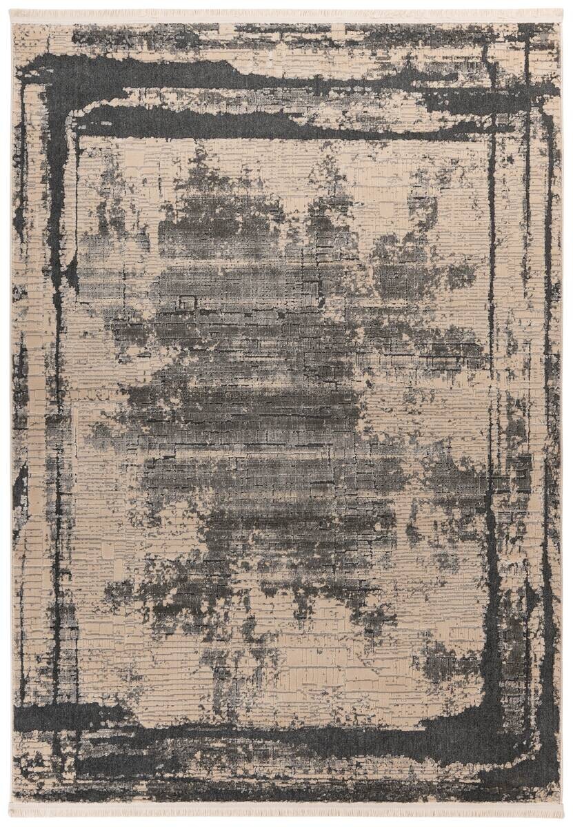 Kayoom Kurzflorteppich Adela 225 grau B/H/L: ca. 80x1,3x150 cm
