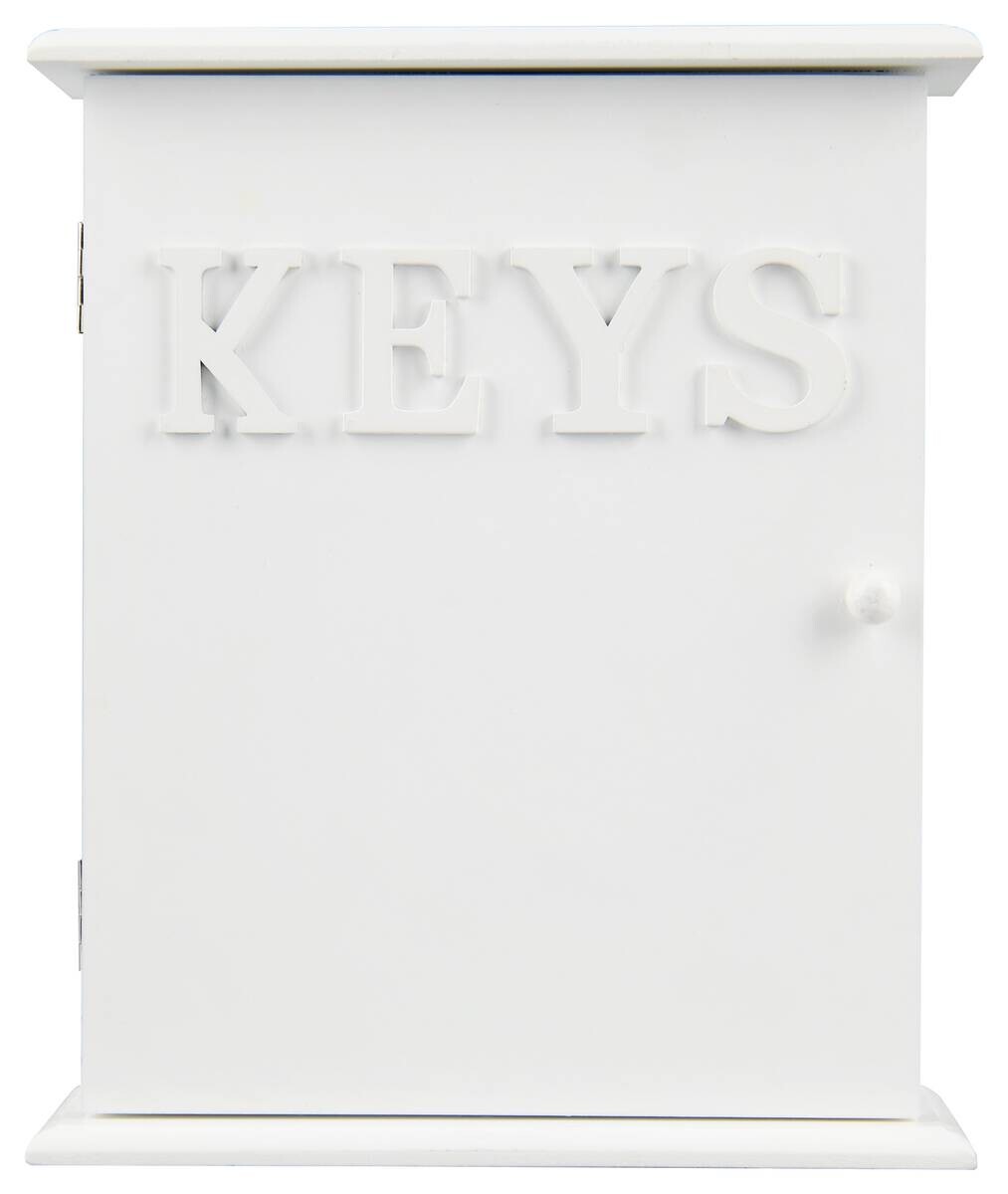 Schlüsselkasten Sandy weiß MDF B/H/T: ca. 20x24x7 cm