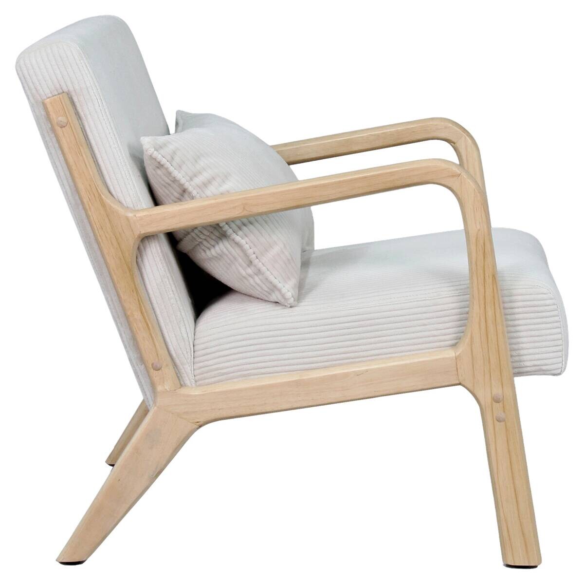 Sessel NOHR natur weiß B/H/T: ca. 65,2x80,6x76 cm