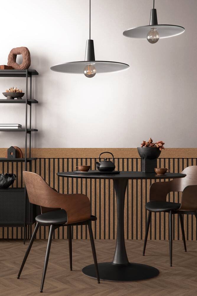 Vliestapete Holzoptik dunkelbraun schwarz B/L: ca. 106x5000 cm