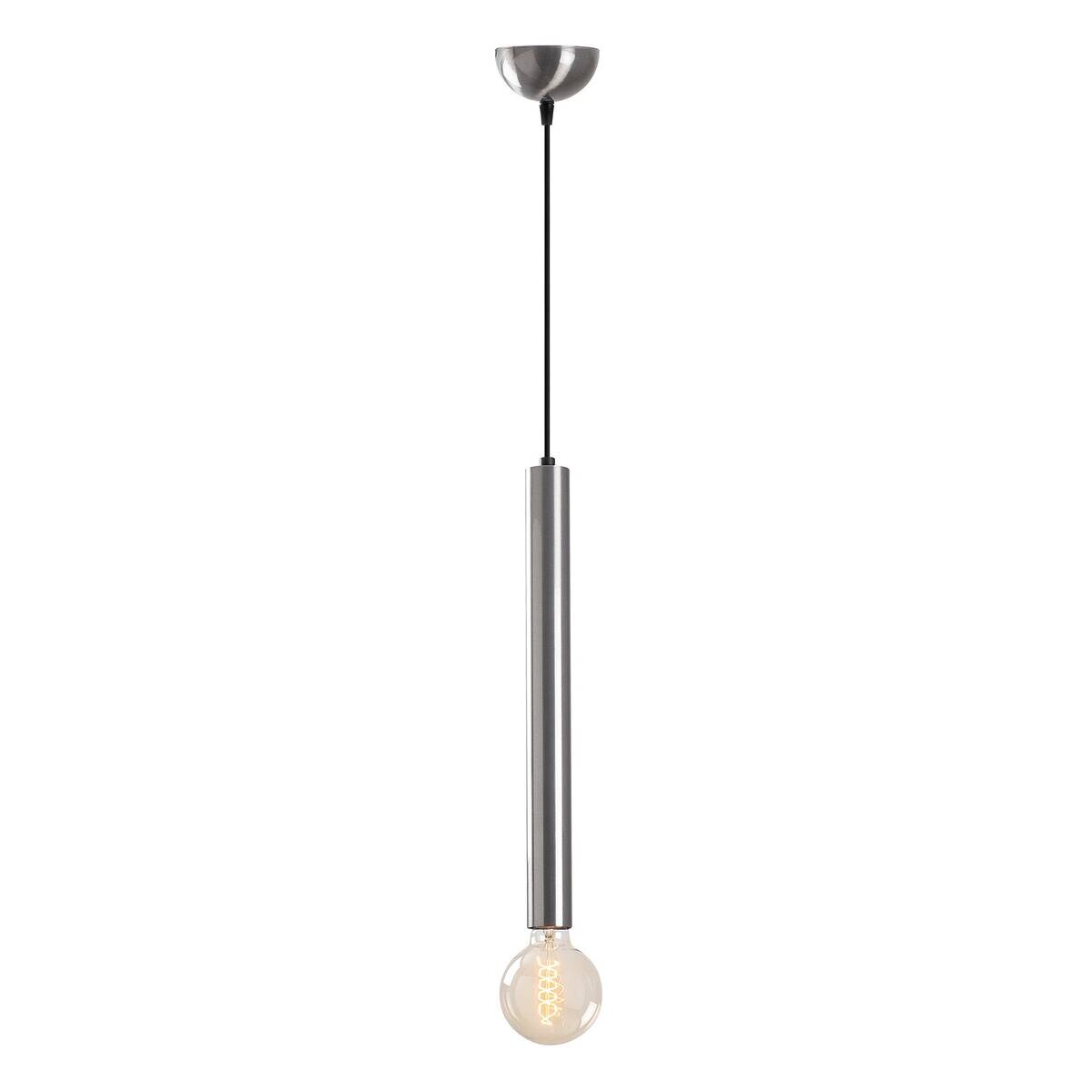 Opviq Pendelleuchte silber B/H/T: ca. 4x139x4 cm E27 1 Brennstellen