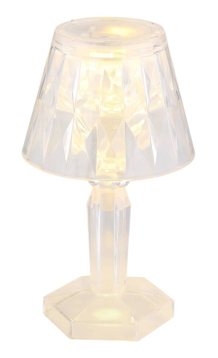 GLOBO LED-Tischleuchte Gixi 2er-Set weiß Kunststoff H/D: ca. 12x6,7 cm