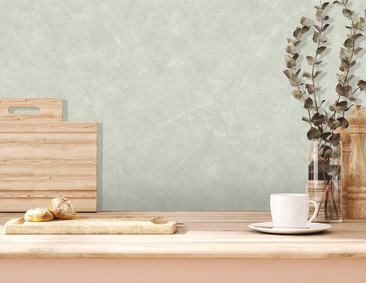 UGEPA Vinyltapete Struktur hellgrün B/L: ca. 53x1005 cm